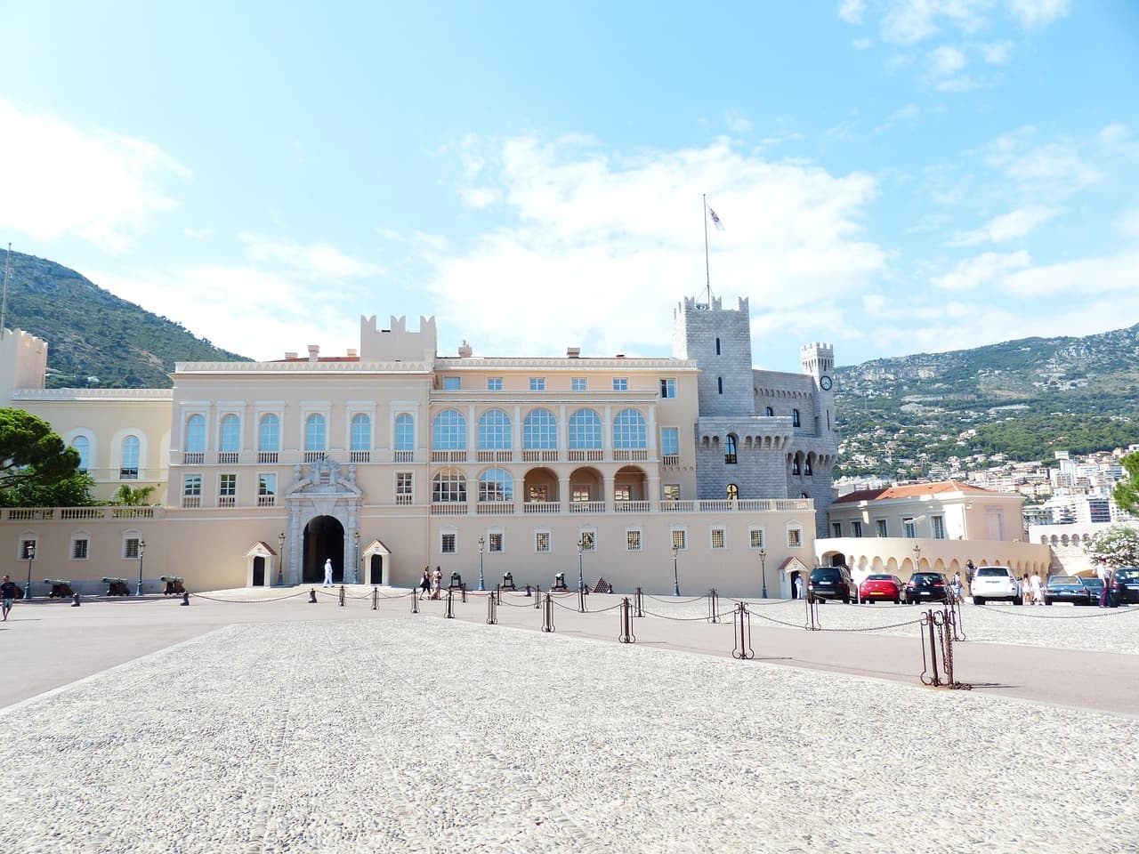 Der Fürstenpalast auf dem Rocher in Monaco